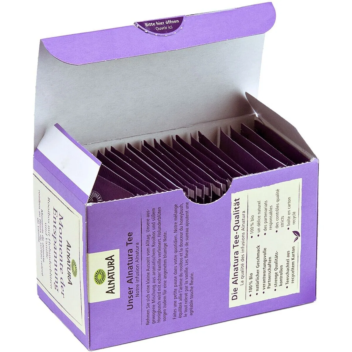 Alnatura Kräutertee Momente der Entspannung, Rooibos, 20 Aufgussbeutel 4
