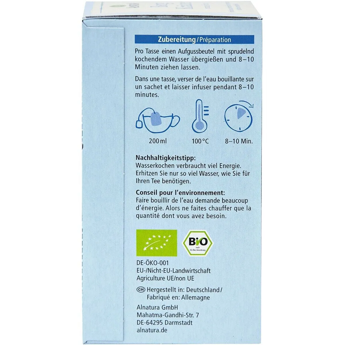 Alnatura Bergkräuter Tee, aromatische Kräutermischung, 20 Aufgussbeutel 5