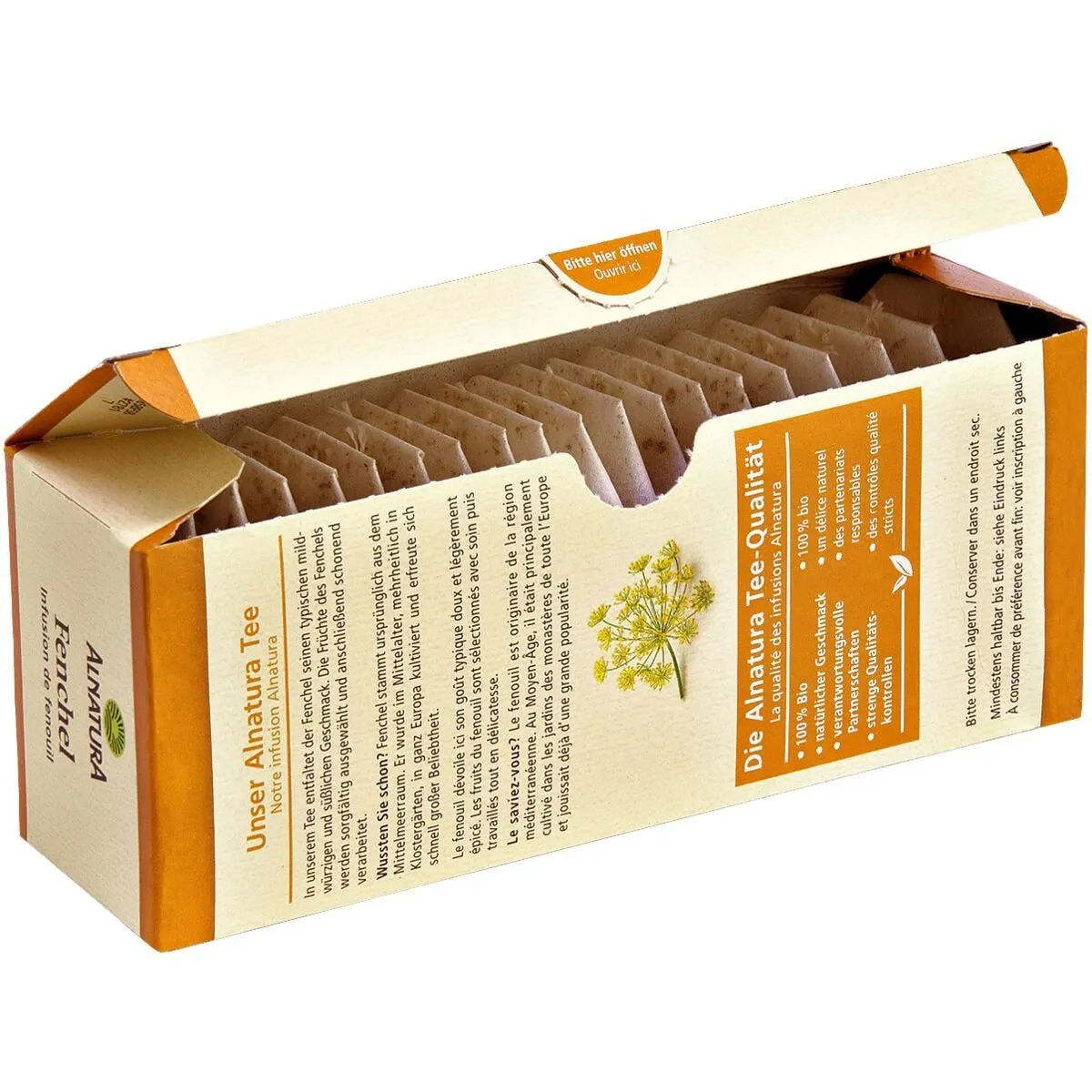 Alnatura Fenchel Tee, BIO Kräutertee, 20 Aufgussbeutel, ohne Kuvert 4