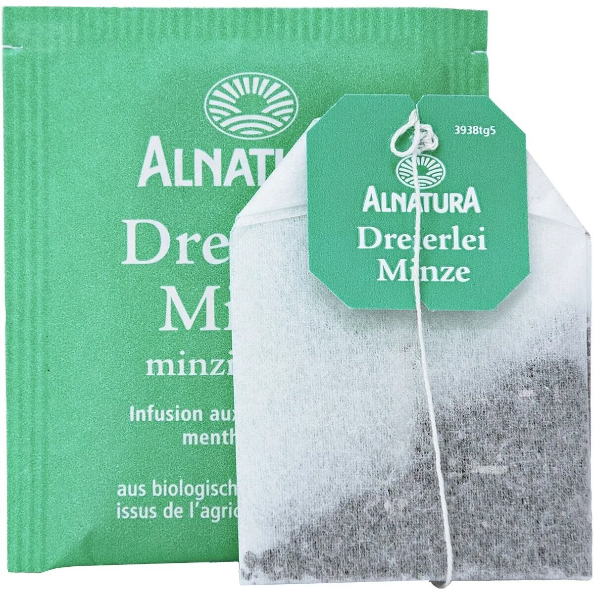 Alnatura Tee Dreierlei Minze, Kräutertee, frisch und minzig 3