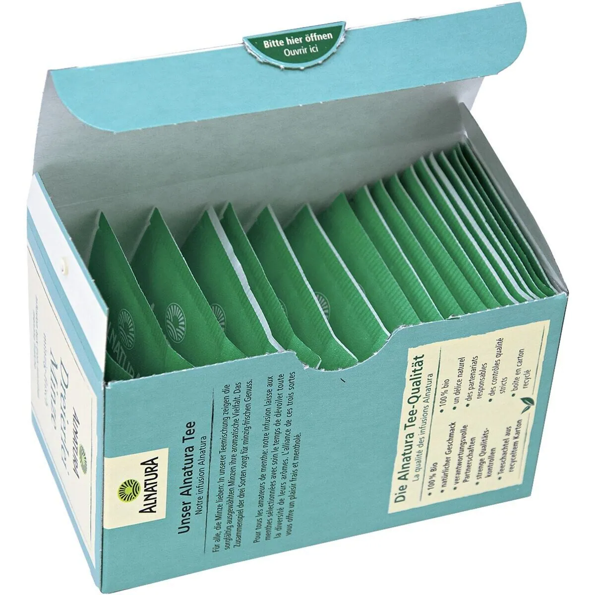 Alnatura Tee Dreierlei Minze, Kräutertee, frisch und minzig 4