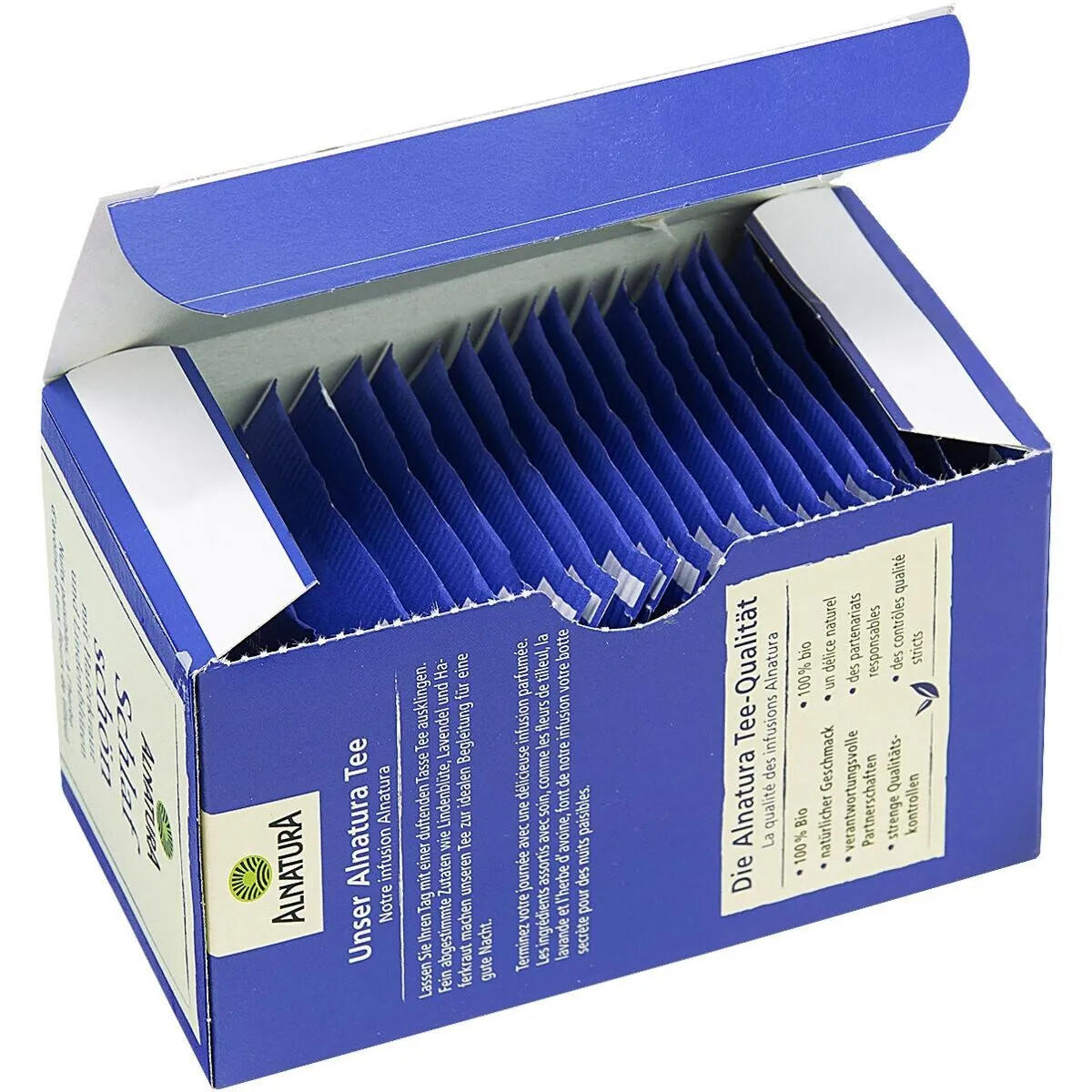 Alnatura Schlafschön-Tee, Kräutertee, 20 Aufgussbeutel, vegan, mild und blumig 4
