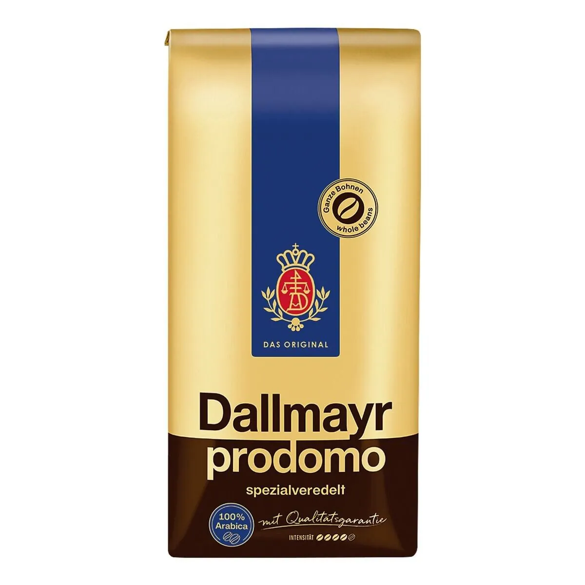Dallmayr Prodomo Kaffee, 500 g, ganze Bohnen, 100% Arabica