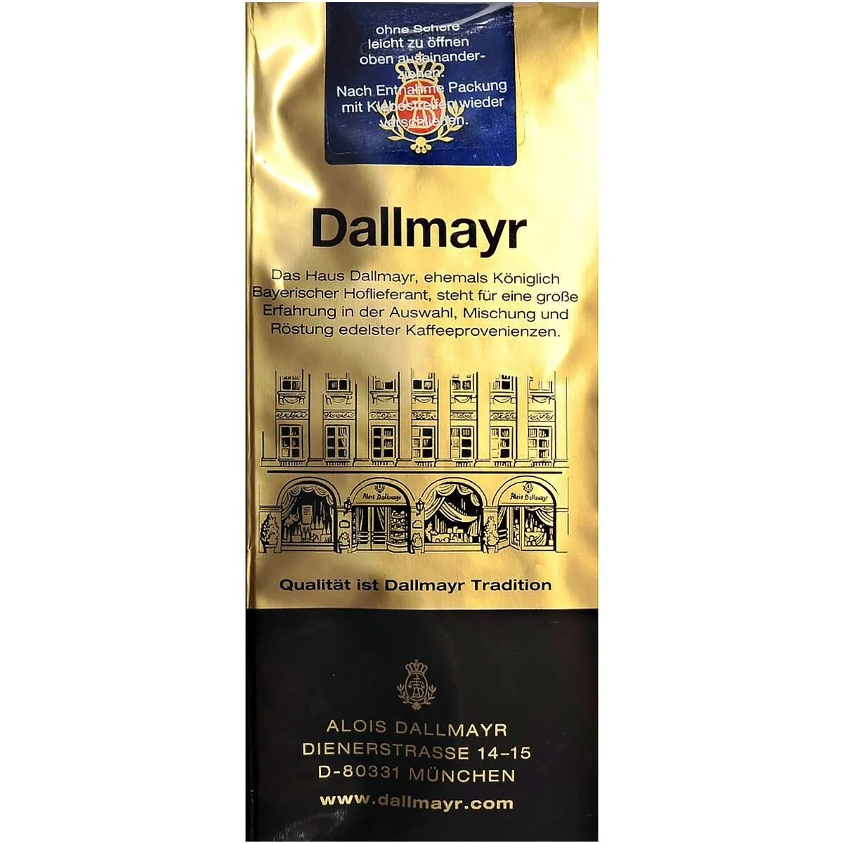 Dallmayr Prodomo Kaffee, 500 g, ganze Bohnen, 100% Arabica 2