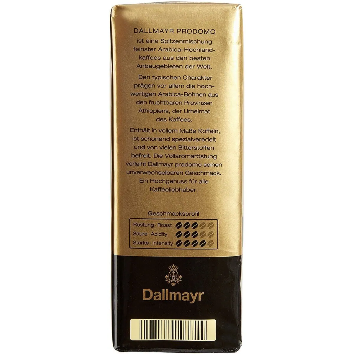 Dallmayr Prodomo Kaffee, 500 g, gemahlen, 100% Arabica, volles Aroma 3