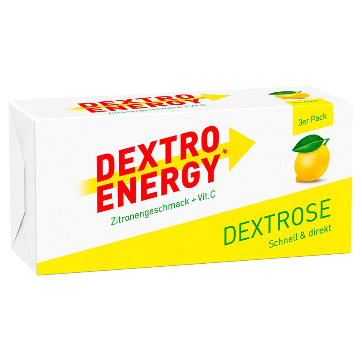 Dextro Energy Energen Vitamin C Würfel, hohe Energiedichte, fruchtiger Geschmack, ohne Allergene
