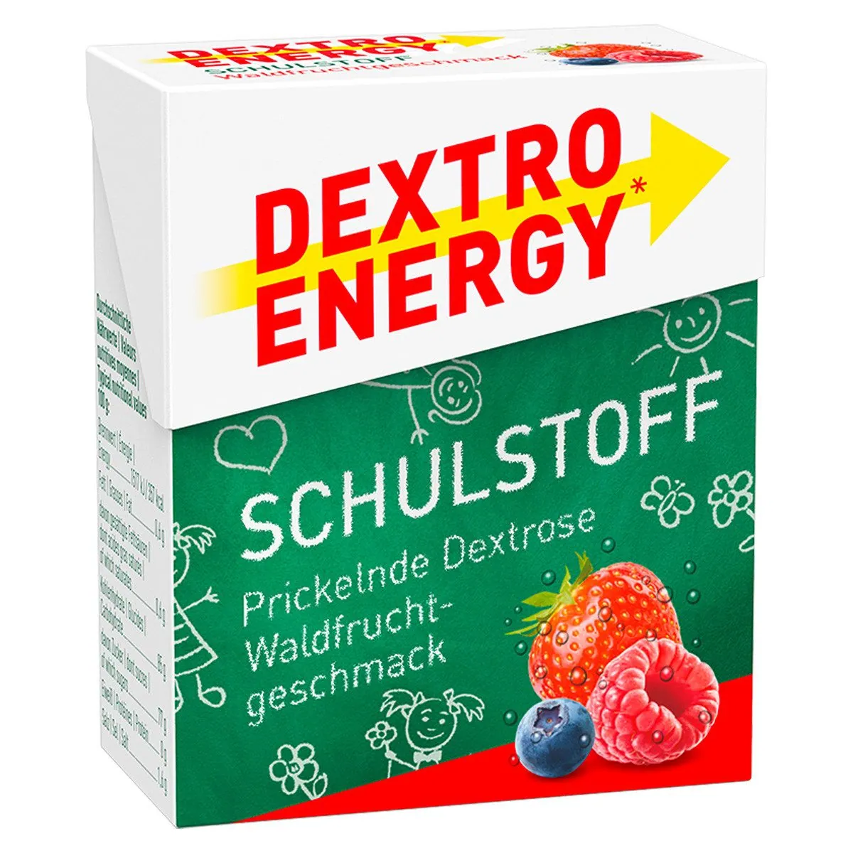 Dextro Energy Minis Waldfrucht, ideal für schnelle Energie, fruchtiger Geschmack, glutenfrei