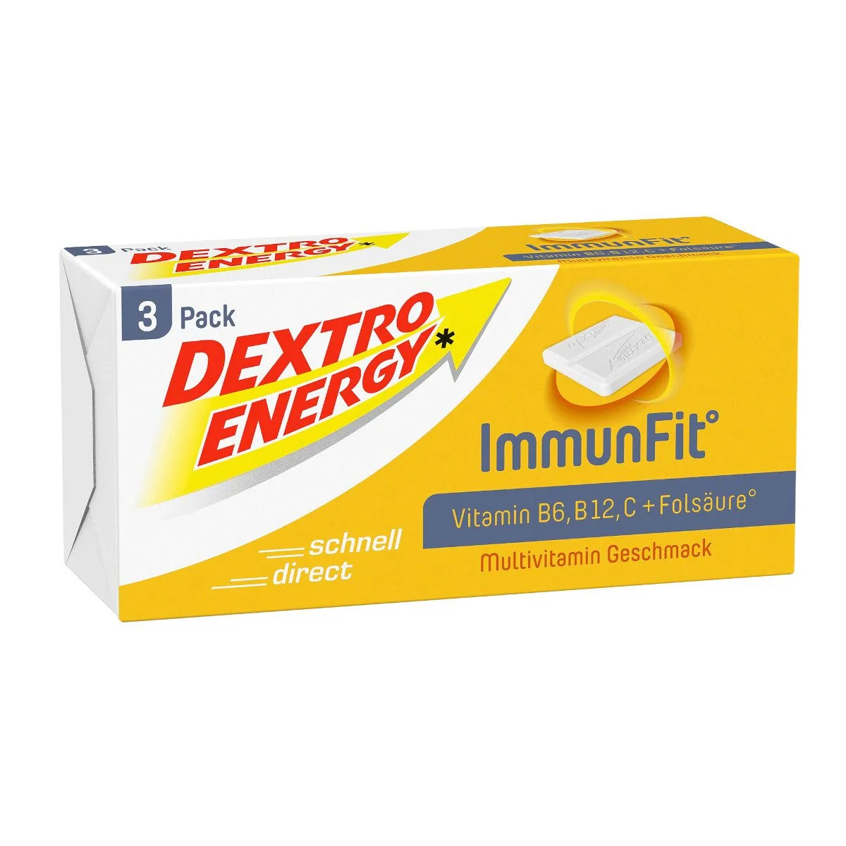 Dextro Energy Immun Fit Multivitamin, 3er Pack, 138 g