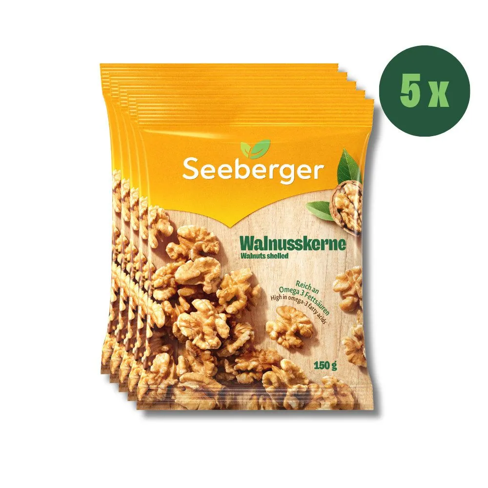 Seeberger Walnüsse Multipack, naturbelassen, perfekt für Genießer