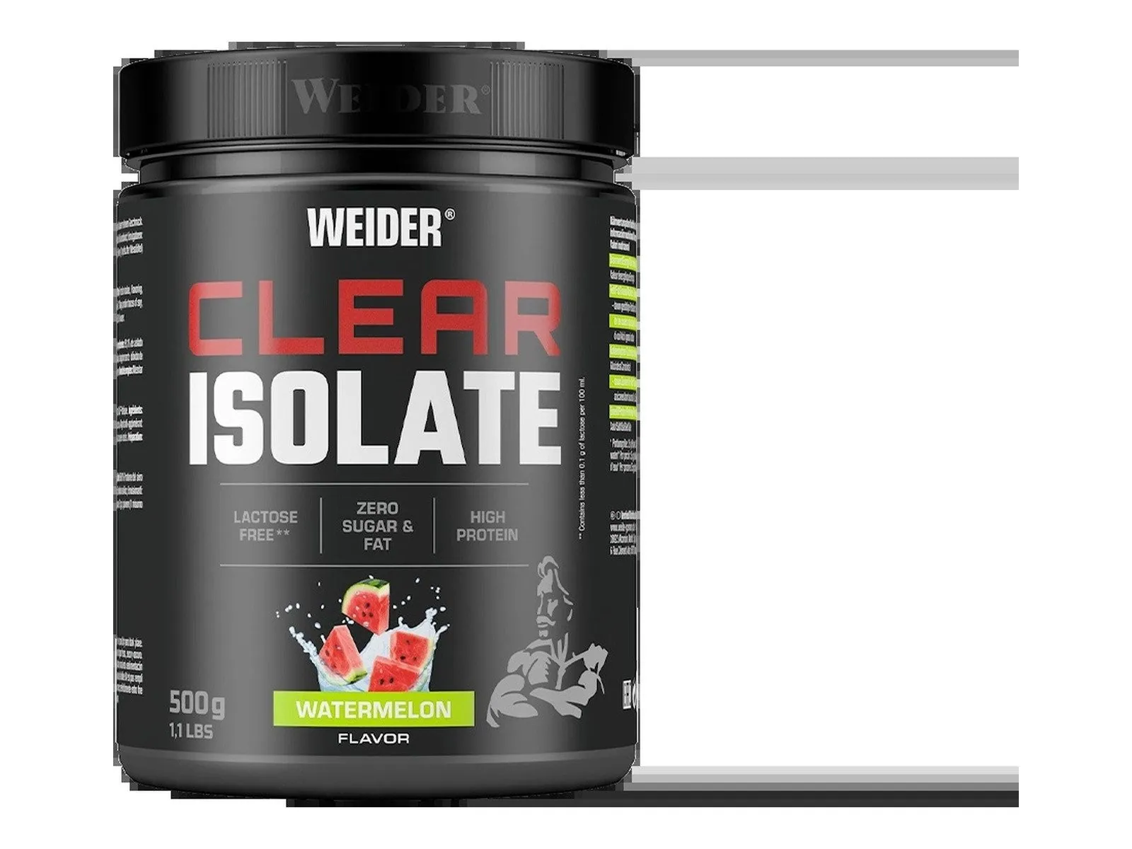 Weider Clear Isolate Pulver, erfrischender Geschmack, 86% Proteinanteil, laktosefrei