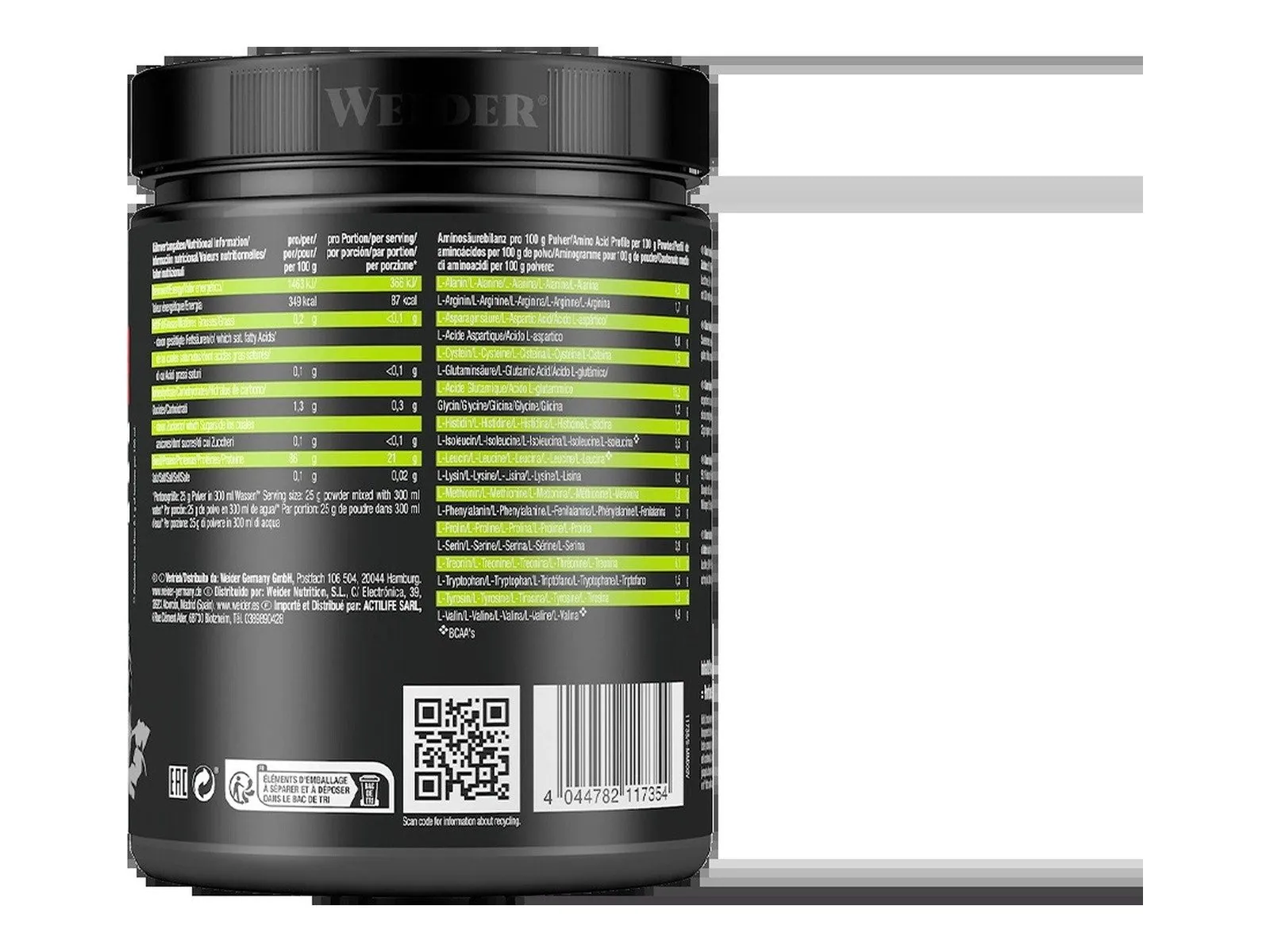 Weider Clear Isolate Pulver, erfrischender Geschmack, 86% Proteinanteil, laktosefrei 5