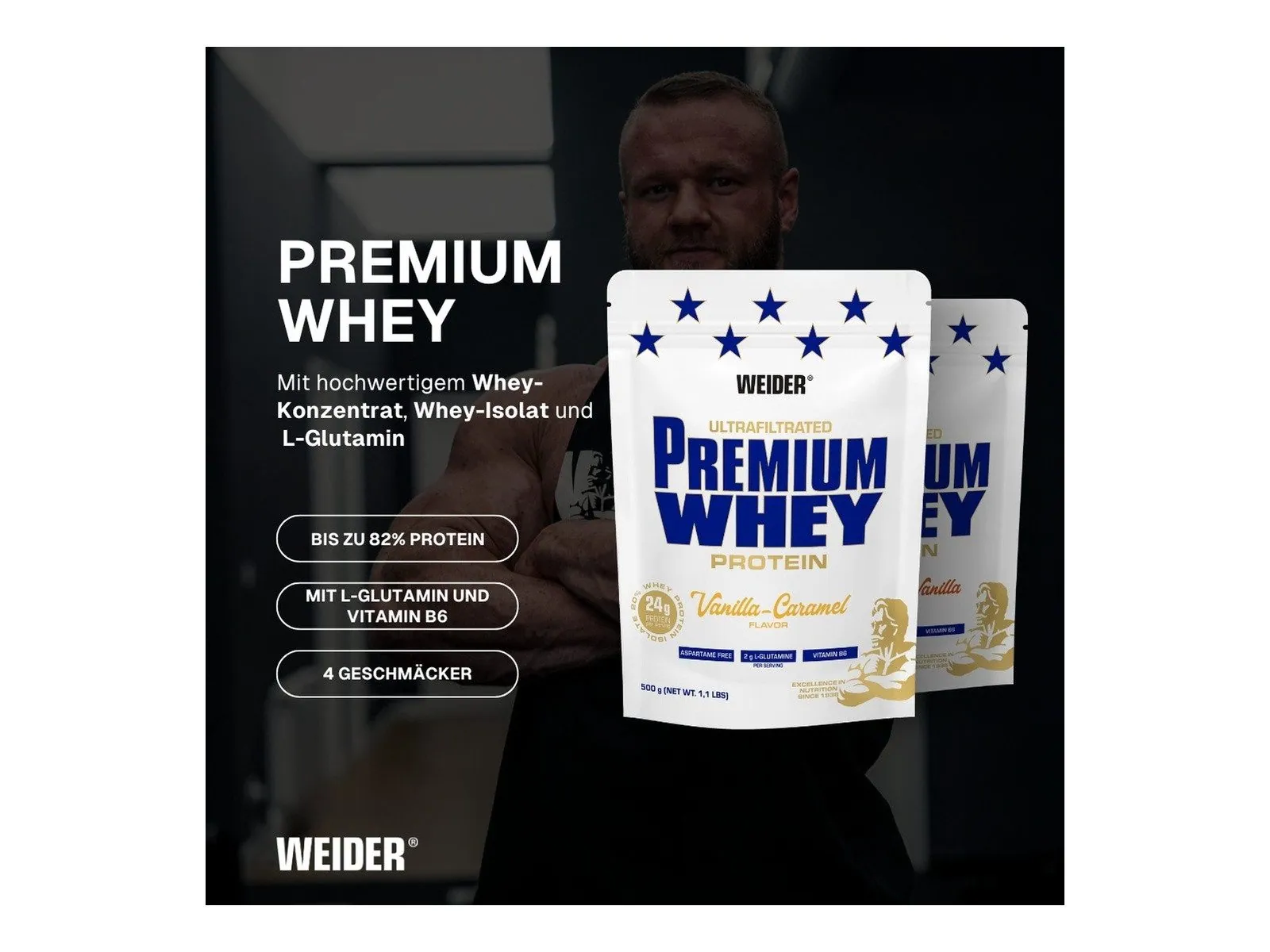 Weider Premium Whey Protein Pulver, hochwertige Eiweißquelle 2