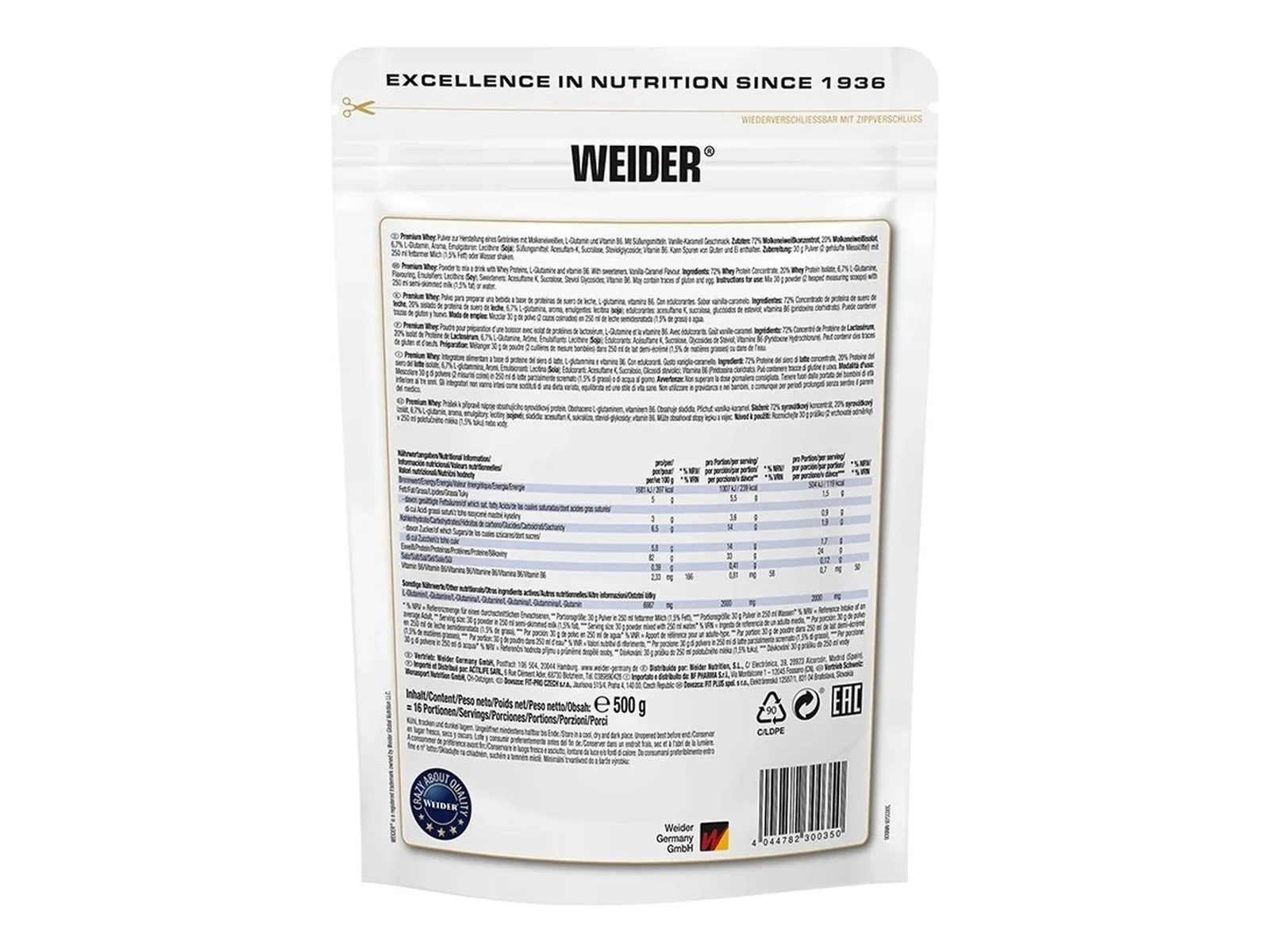 Weider Premium Whey Protein Pulver, hochwertige Eiweißquelle 4