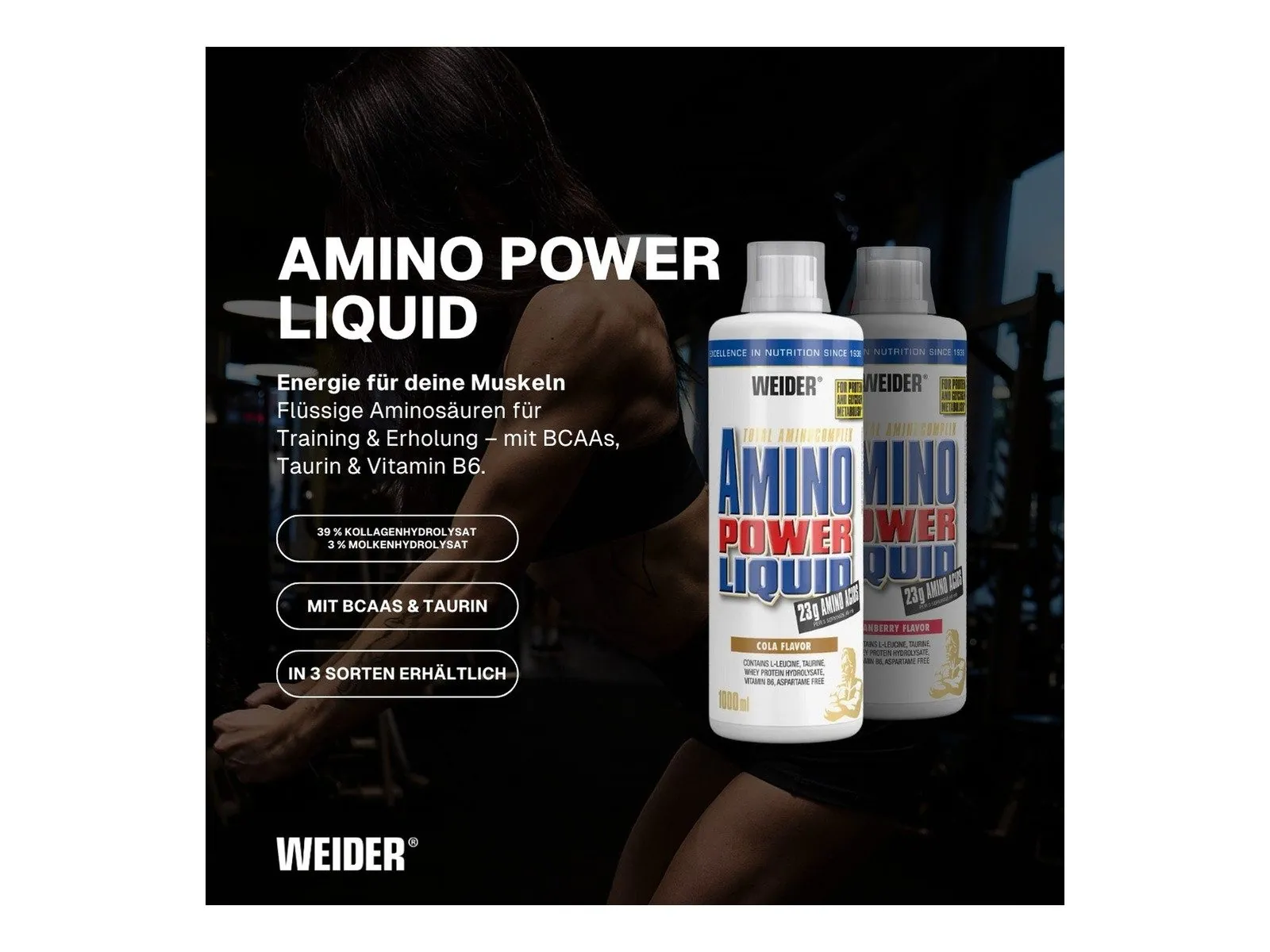Weider Amino Power Liquid, schnelle Aminosäureversorgung, hohe Bioverfügbarkeit 2