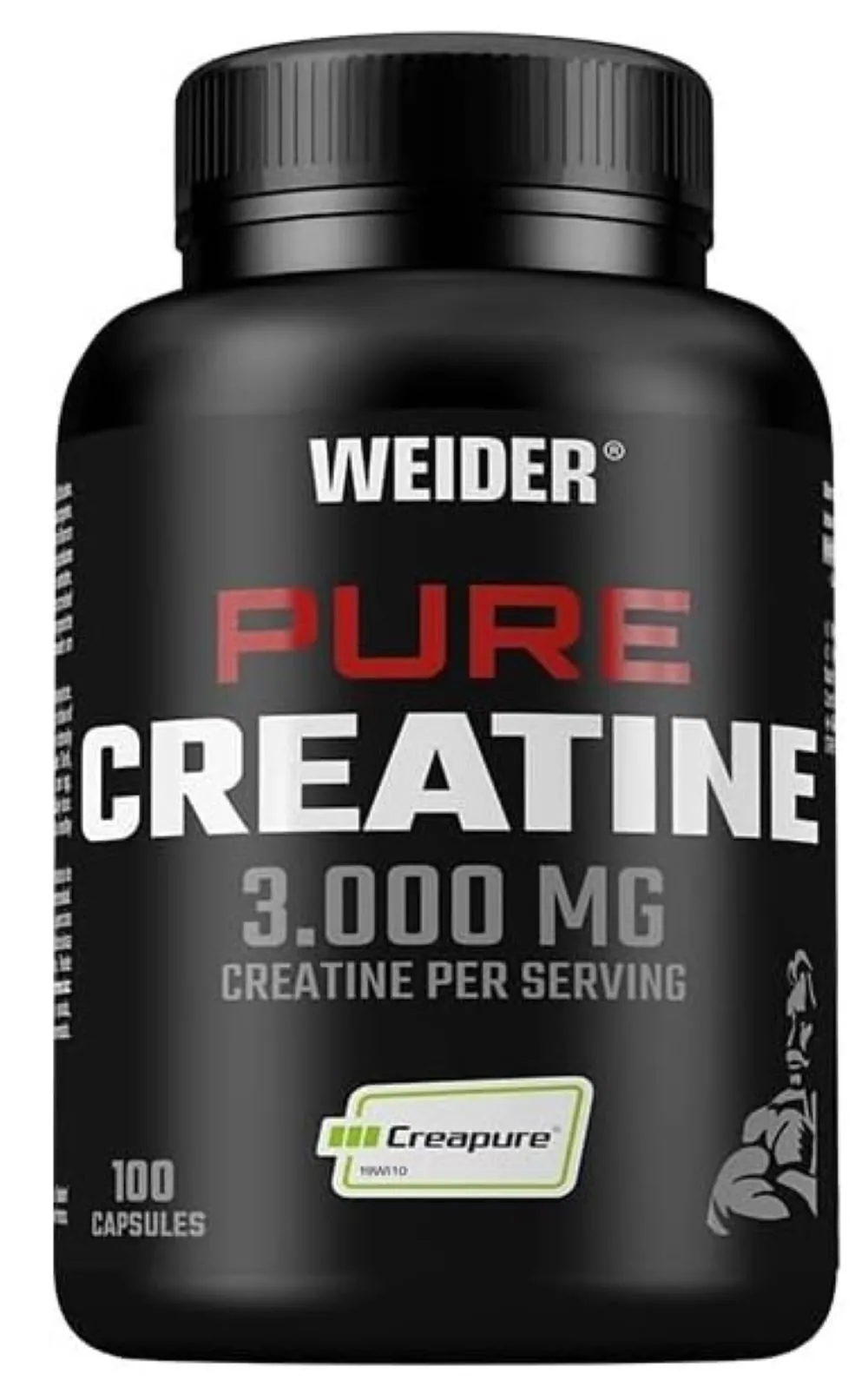Weider Creatine Capsules, 3 g Kreatin pro Portion, Hochwertiges Creapure