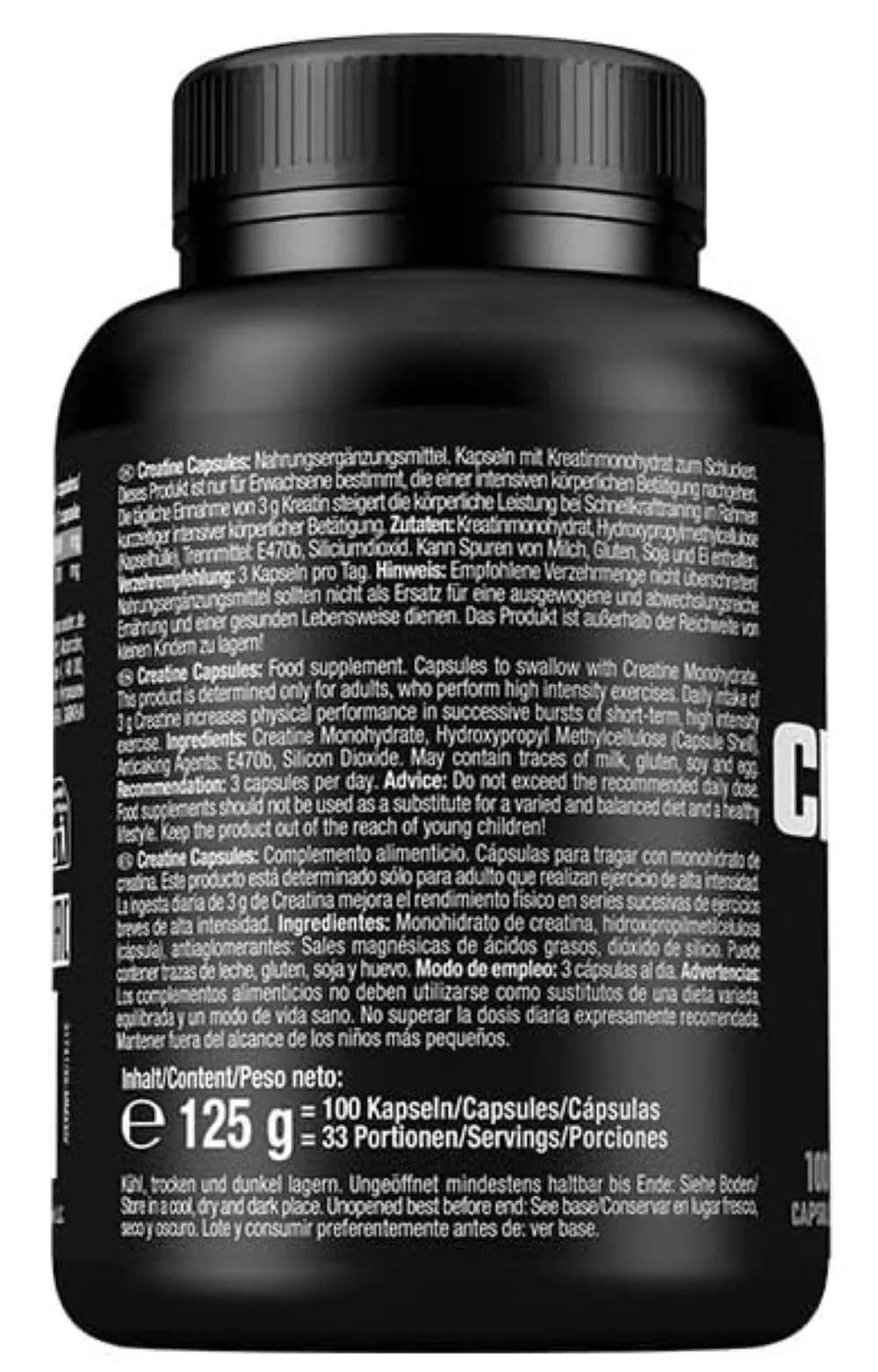 Weider Creatine Capsules, 3 g Kreatin pro Portion, Hochwertiges Creapure 2