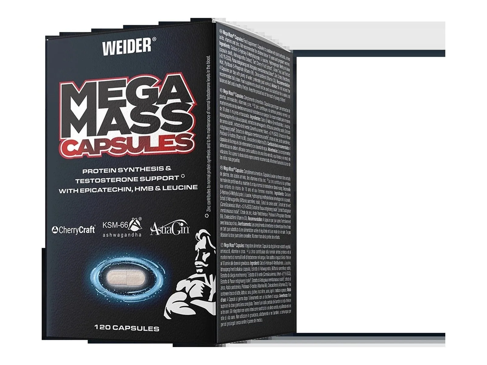 Weider Mega Mass Caps, Nährstoffkombination