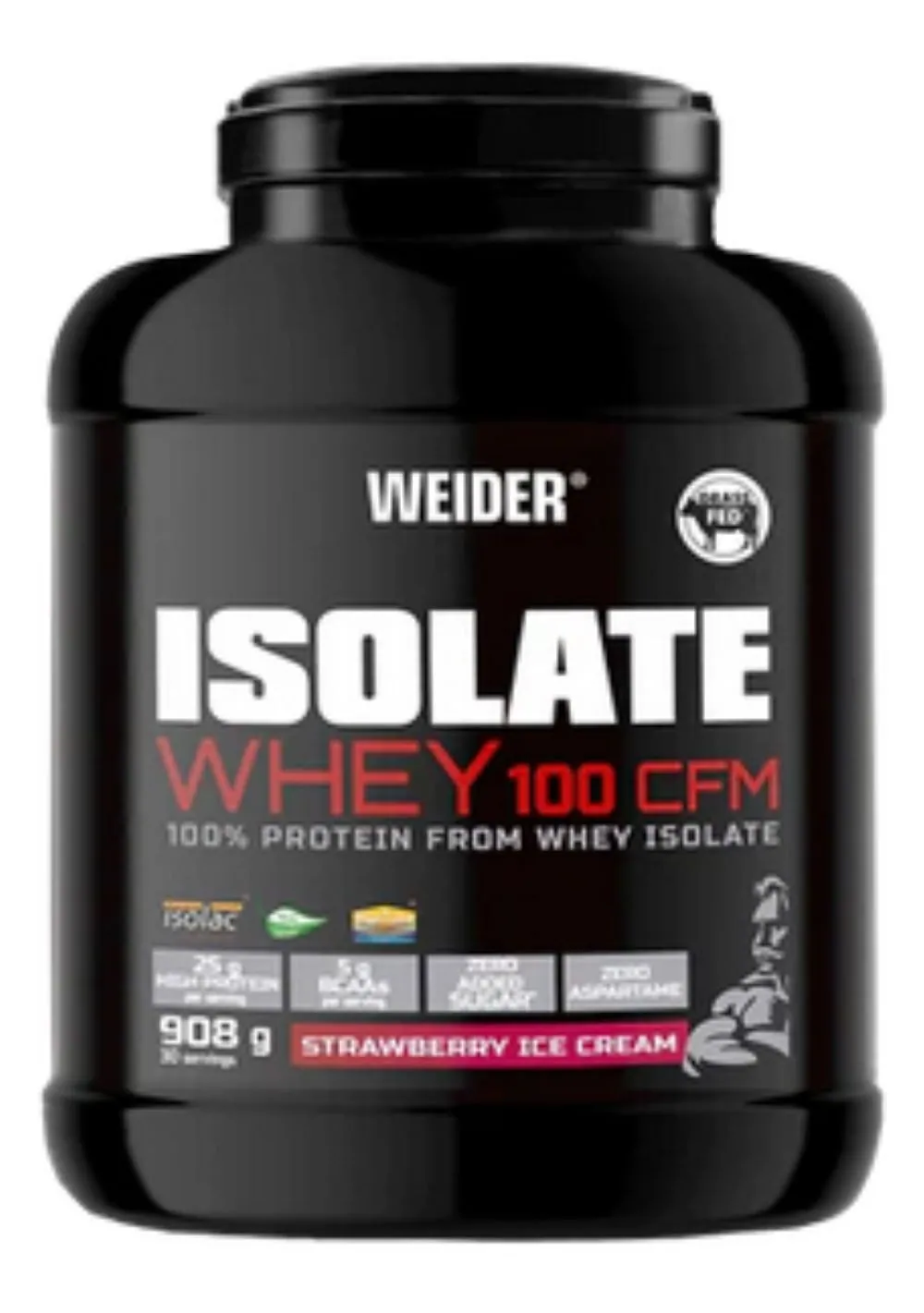 Weider Isolate Whey 100 CFM 908g Pulver, hochreines Molkenprotein-Isolat mit Digezyme